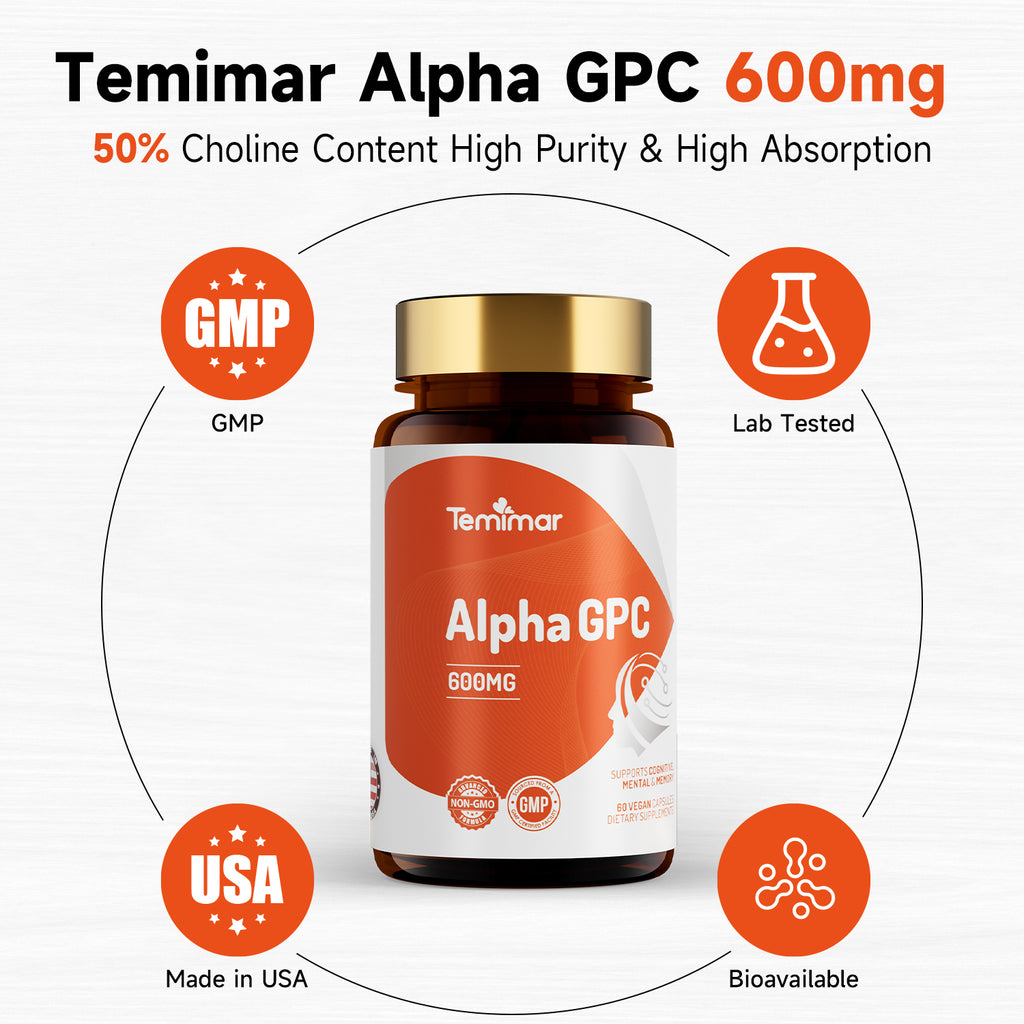 Temimar Alpha GPC 600mg