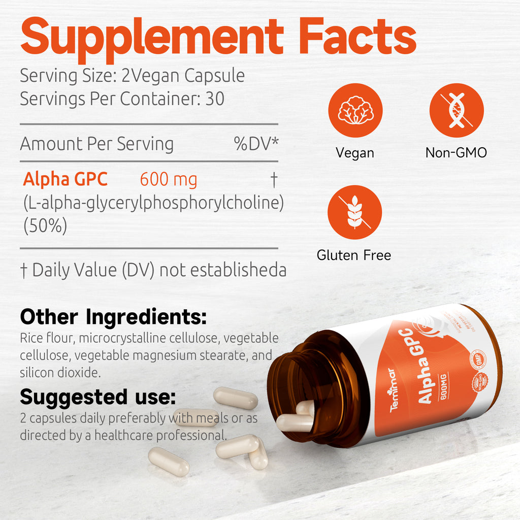 Temimar Alpha GPC 600mg