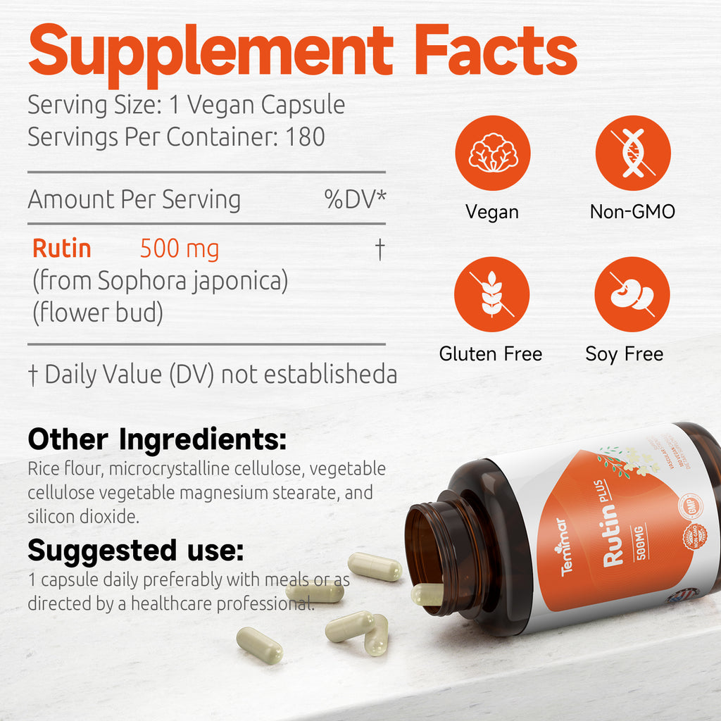 Temimar Rutin 500mg Supplement