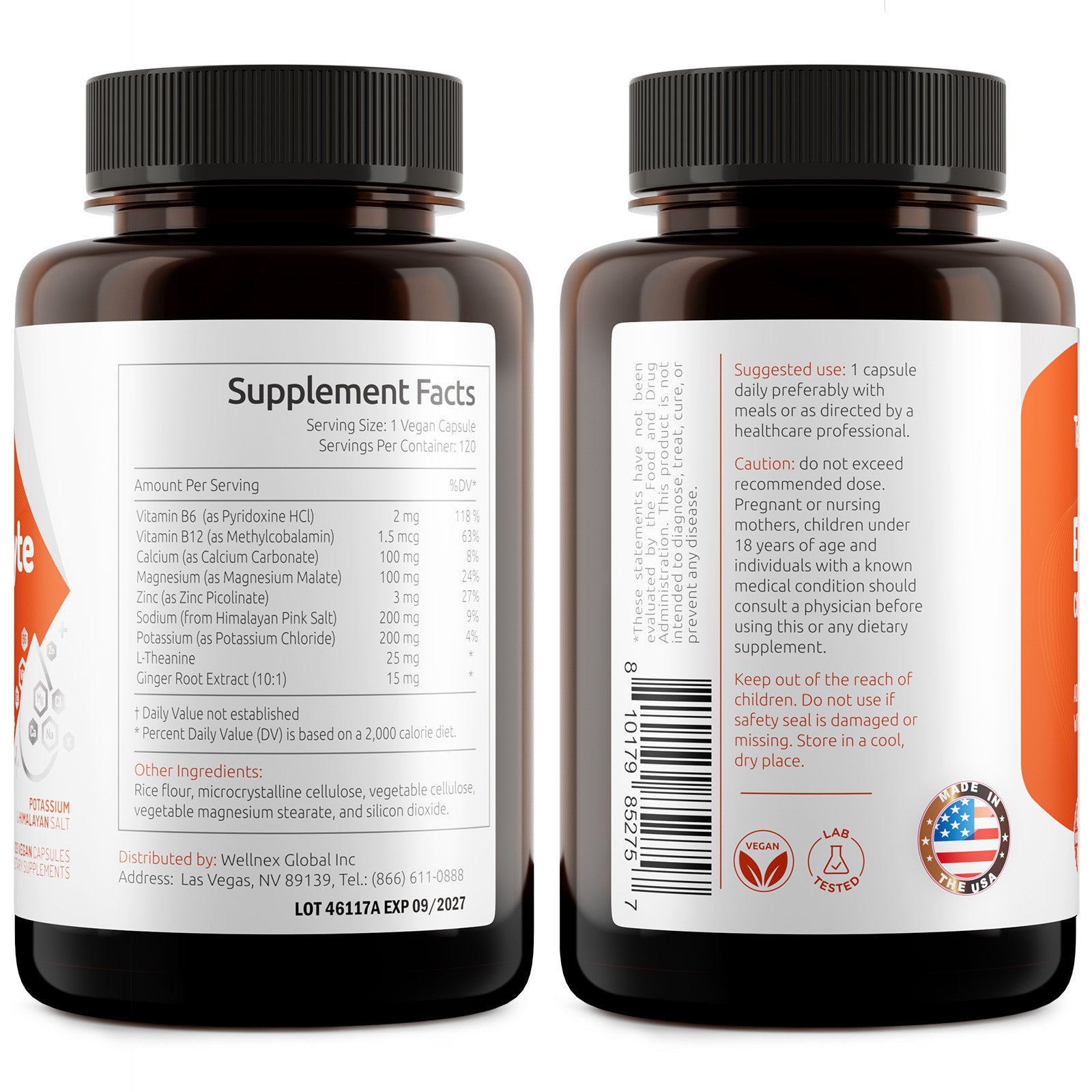 Temimar Electrolyte Capsules, 120 Capsules