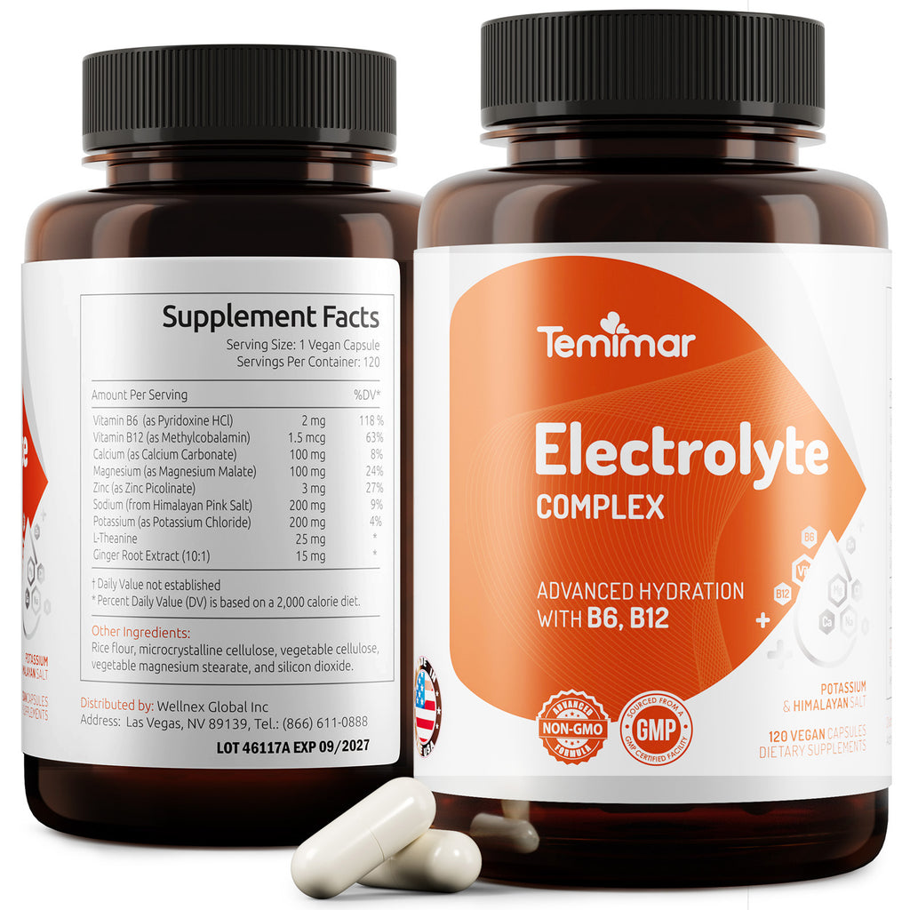 Temimar Electrolyte Capsules, 120 Capsules