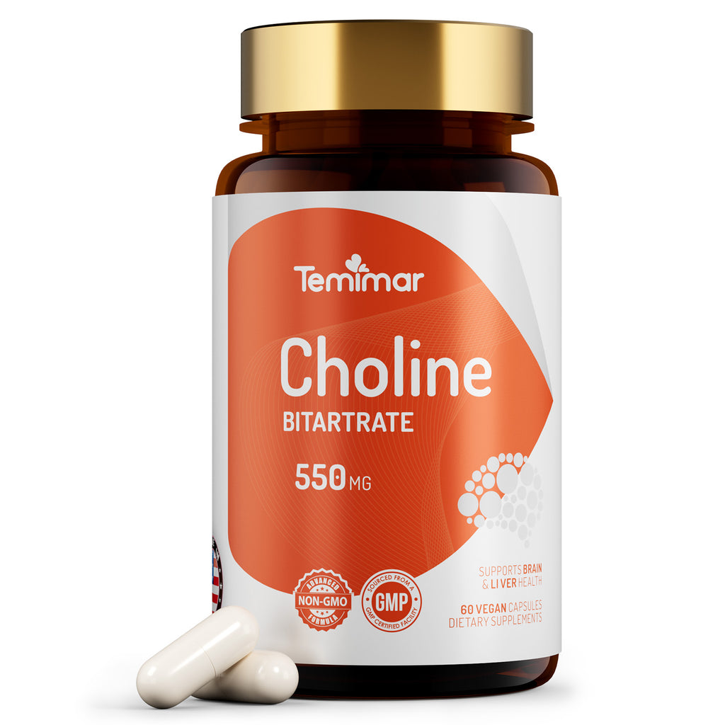 Temimar Choline Bitartrate 550mg